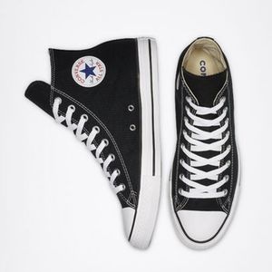 Black high-top Converse